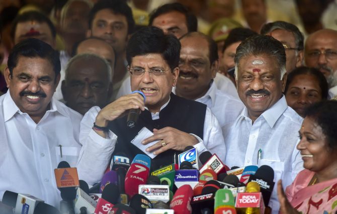 In Tamil Nadu, BJP is a champion of mahagathbandhan