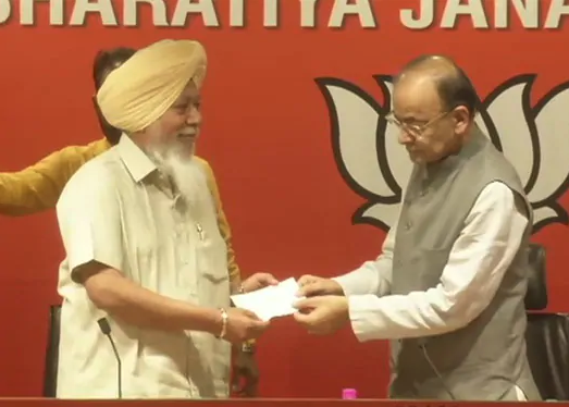 Suspended AAP MP Harinder Singh Khalsa joins BJP