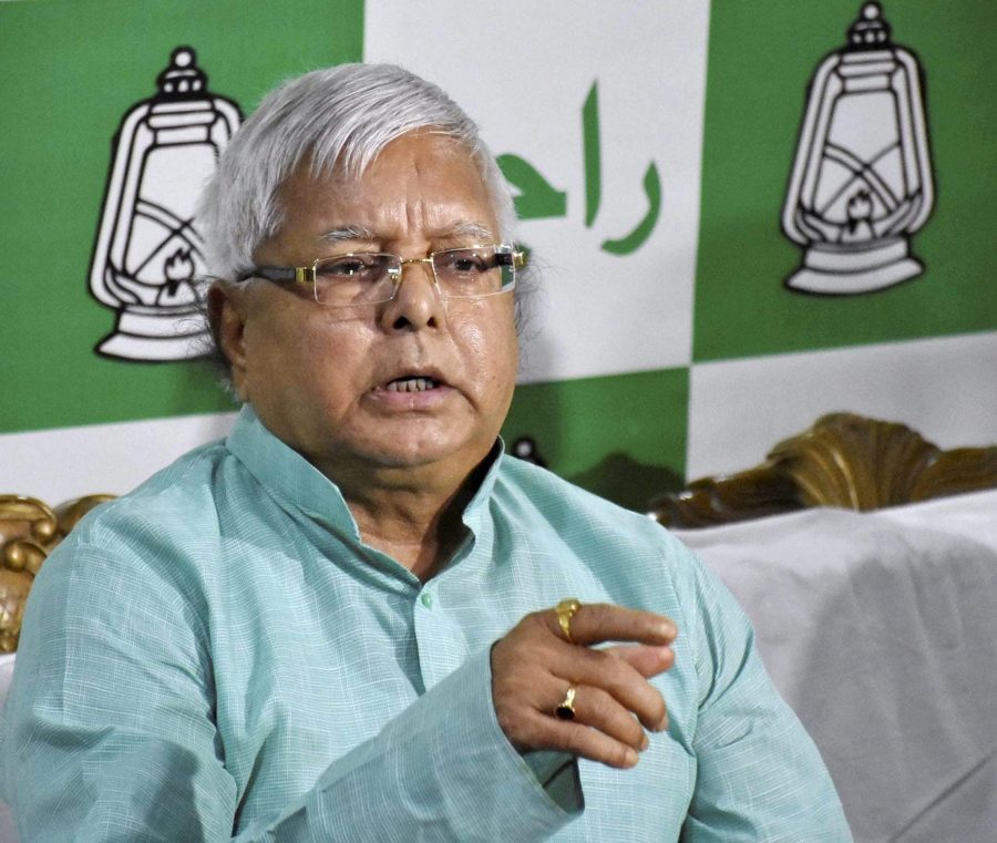 A stunned Lalu Prasad had given up lunch after election results