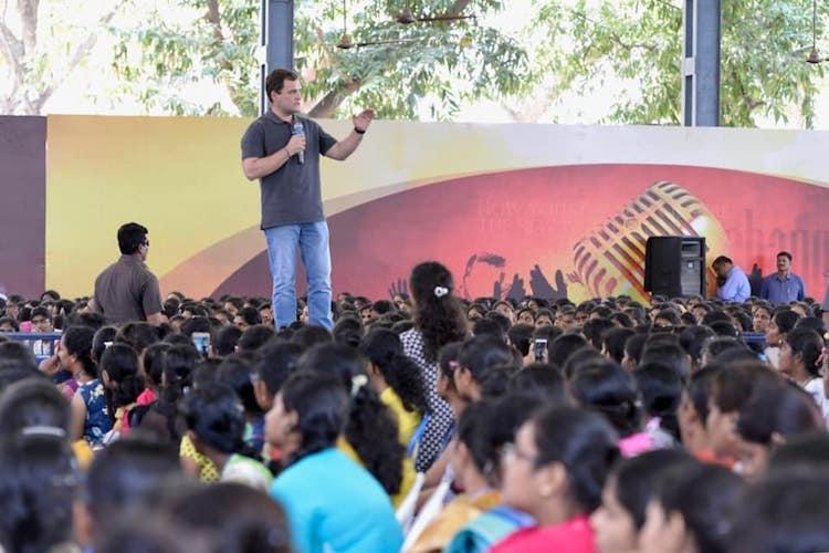 Rahul event at Chennai college raises ruckus over model code breach