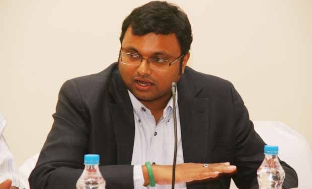 Not to miss date with ‘good time,’ Karti barges into collector’s room