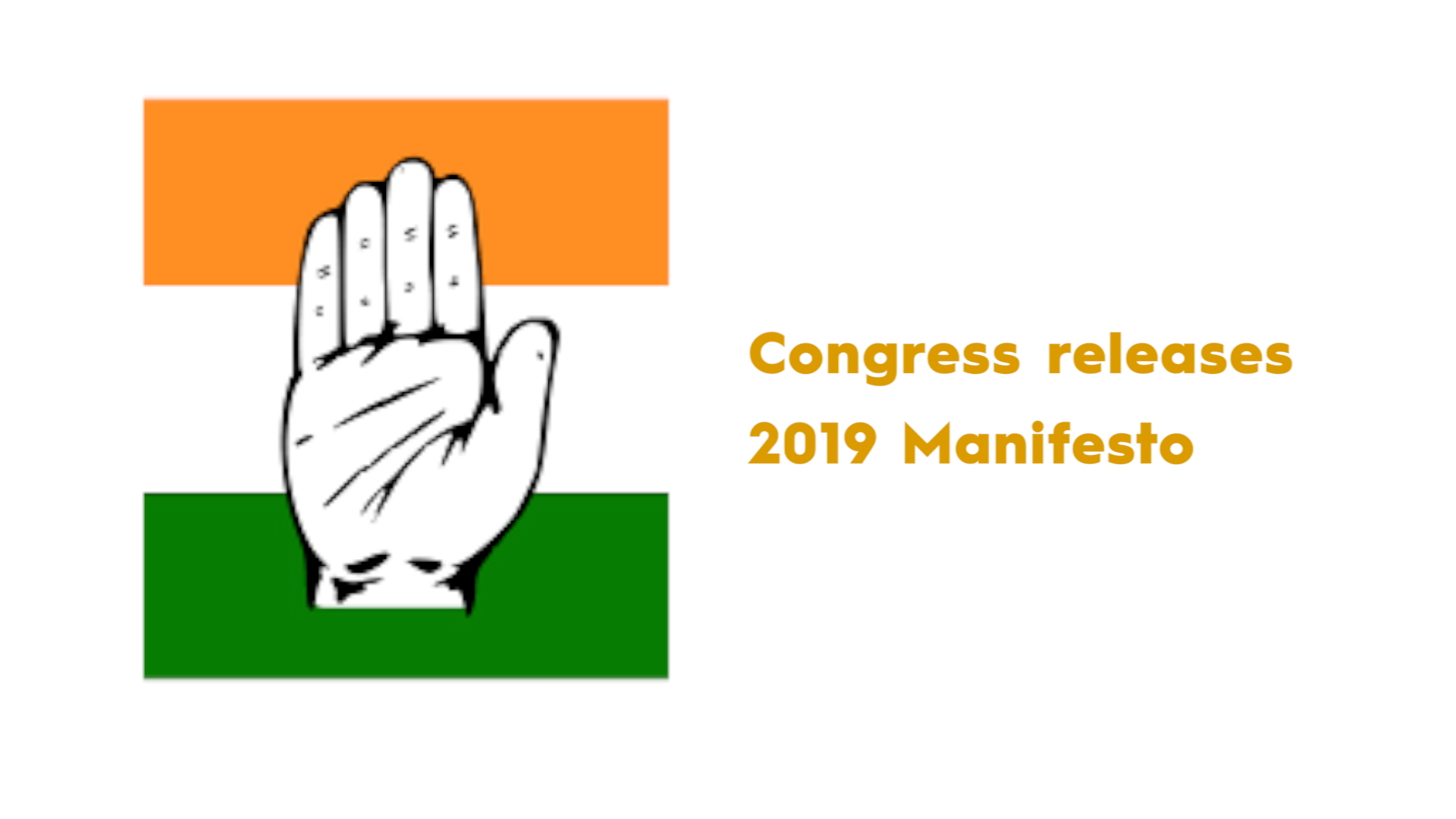 Congress releases poll manifesto ahead of Lok Sabha elections