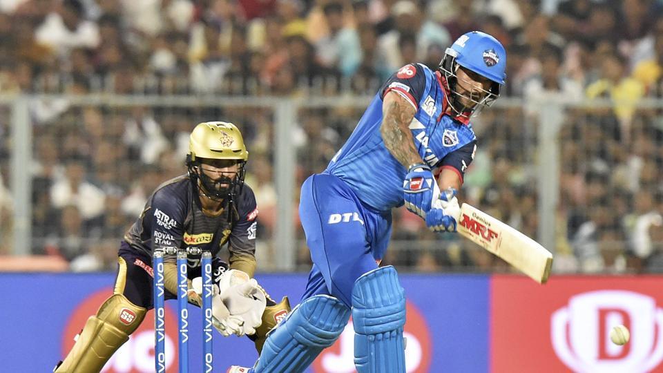 Dhawan strikes 97, Delhi Capitals beat KKR by 7 wickets