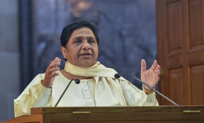 BJP pressing unfounded charges against opposition: Mayawati