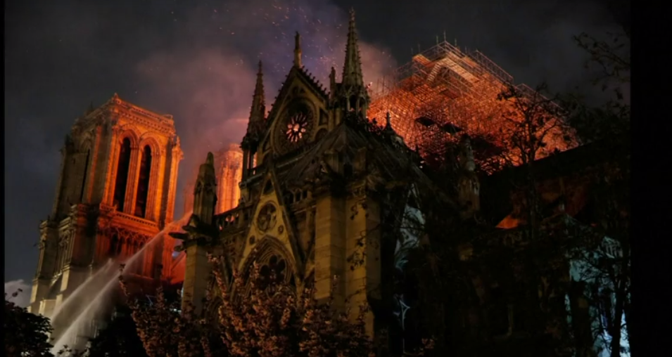 Notre-Dame of Paris ‘saved’ after fire destroys steeple