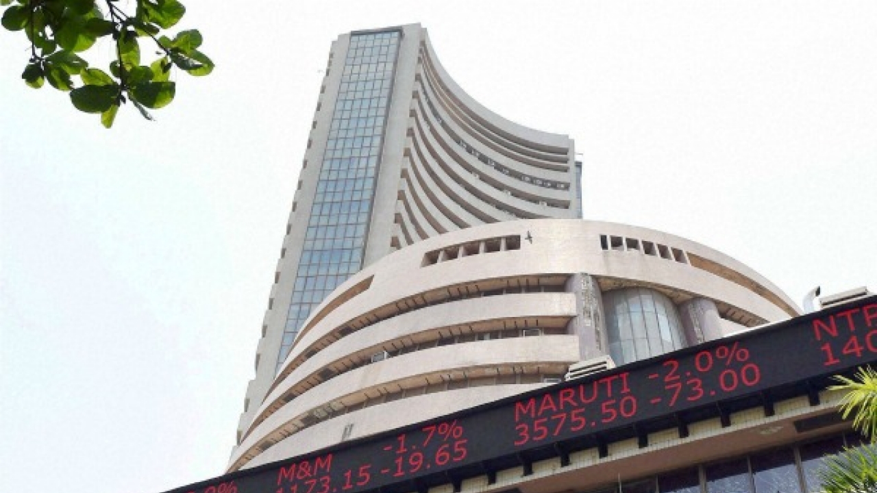 Sensex soars over 350 pts; Nifty near 11,800