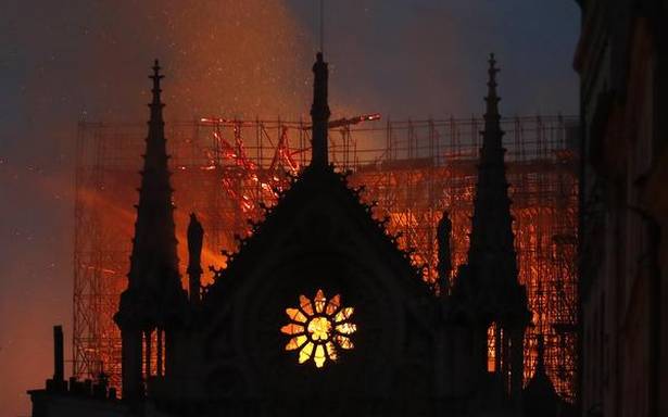 French prez meets officials, eyes Notre Dame for legacy-building