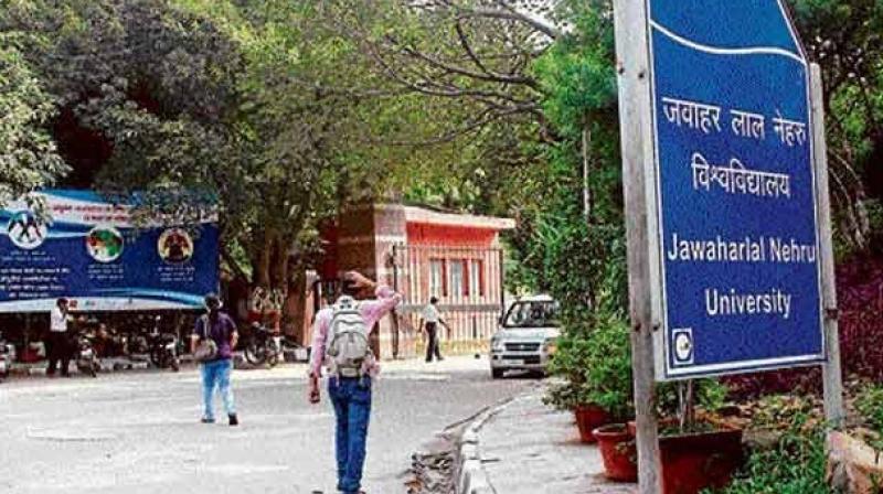 JNU student found hanging from ceiling fan inside campus, suicide suspected