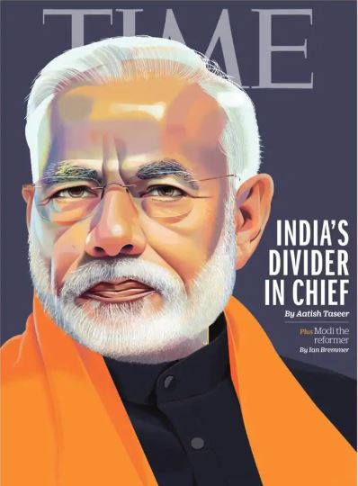 TIME magazine portrays PM Modi on its international edition