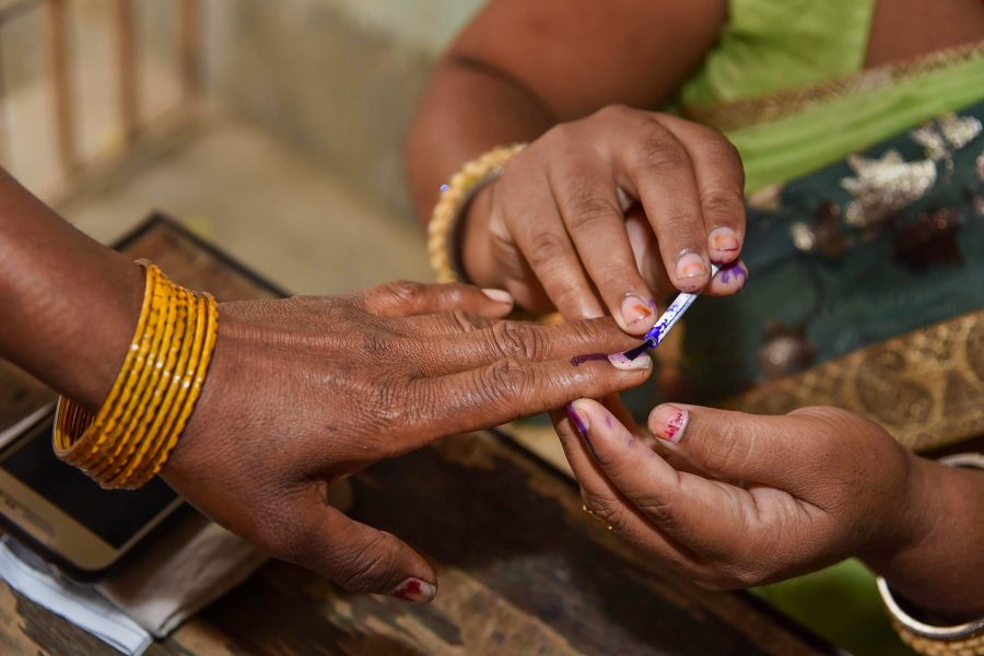 What does the high voter turnout in Madhya Pradesh in Phase 6 mean?