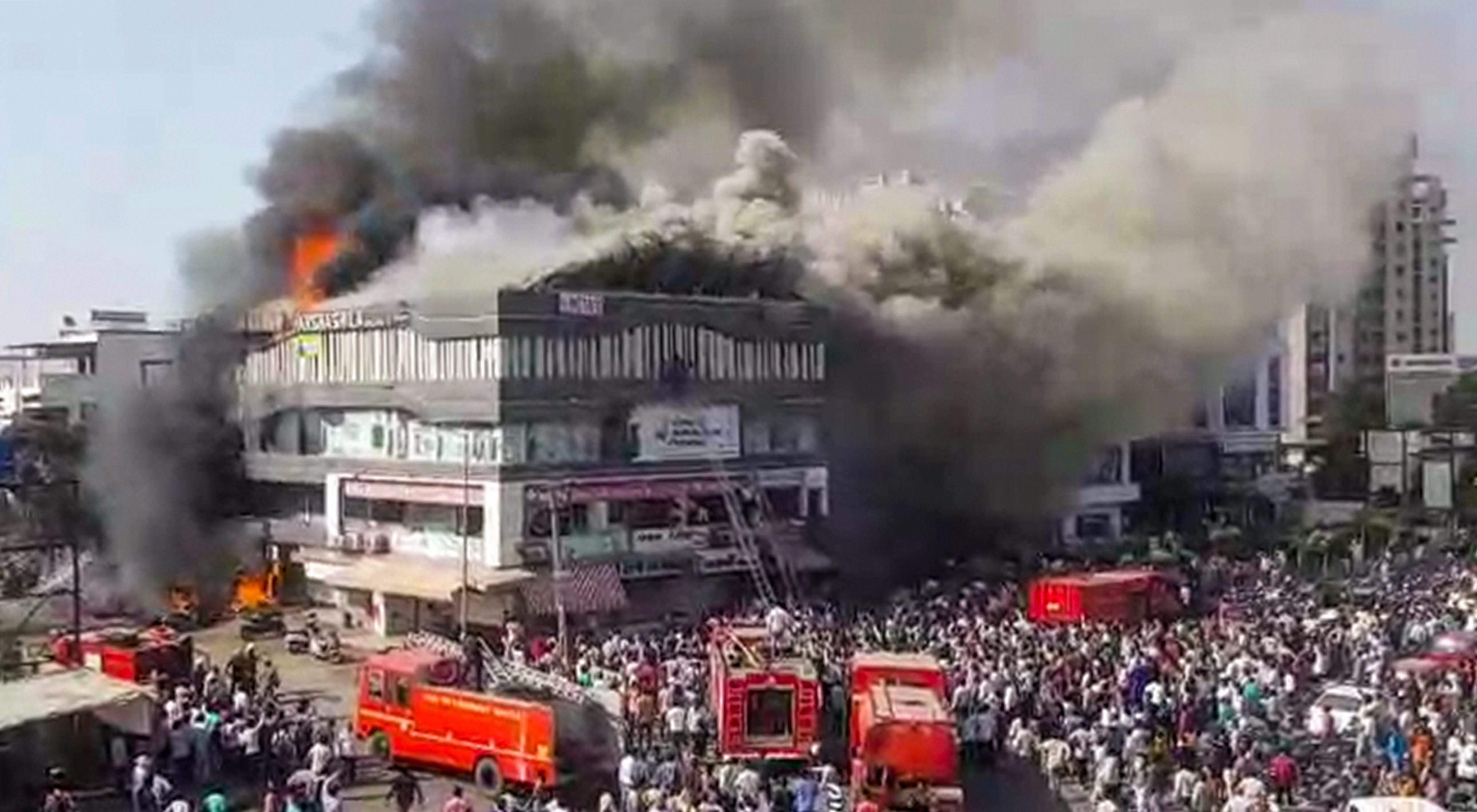 Surat: 19 students die as fire engulfs commercial complex