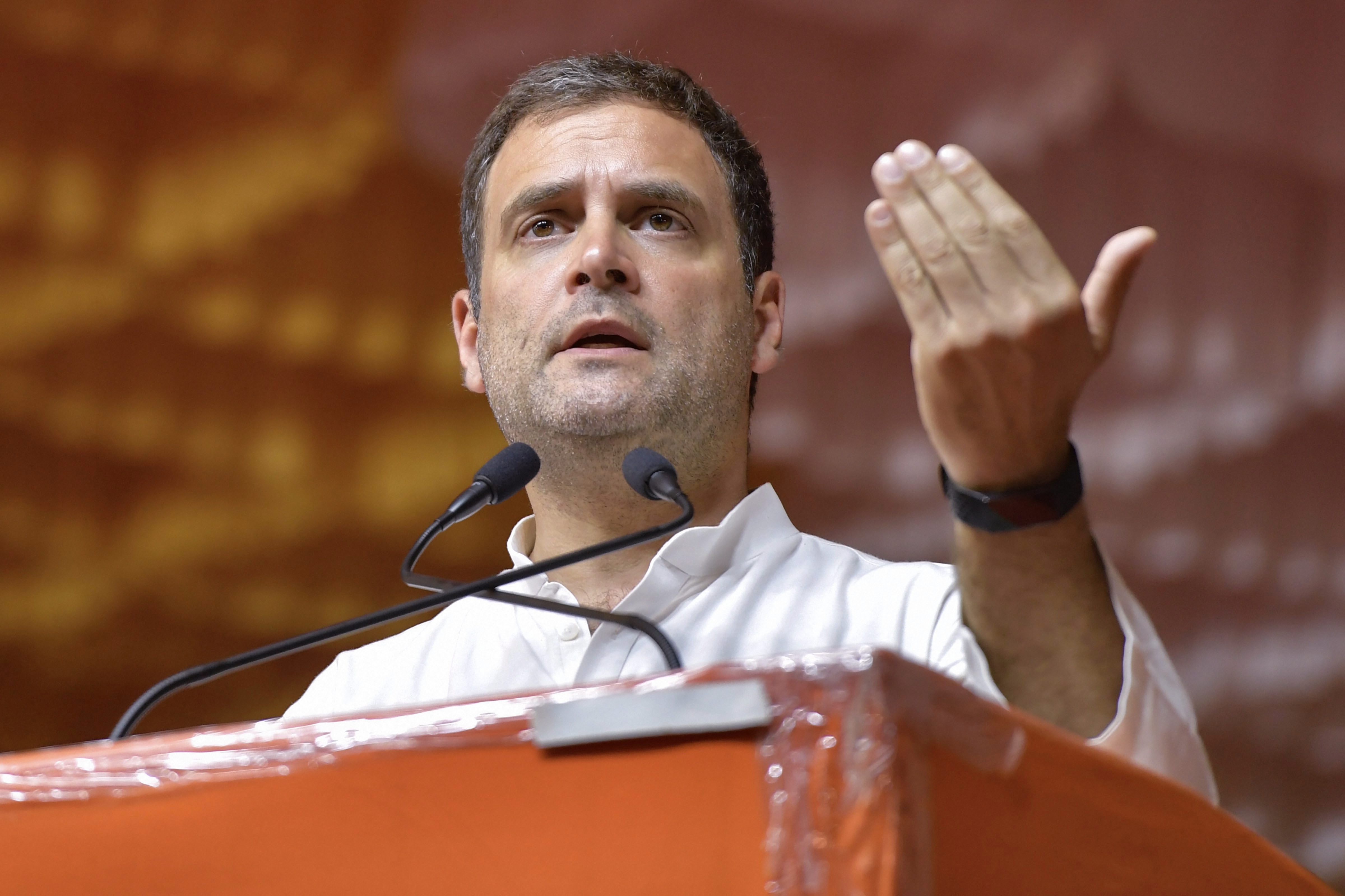 CWC unanimously rejects Rahul Gandhis resignation offer