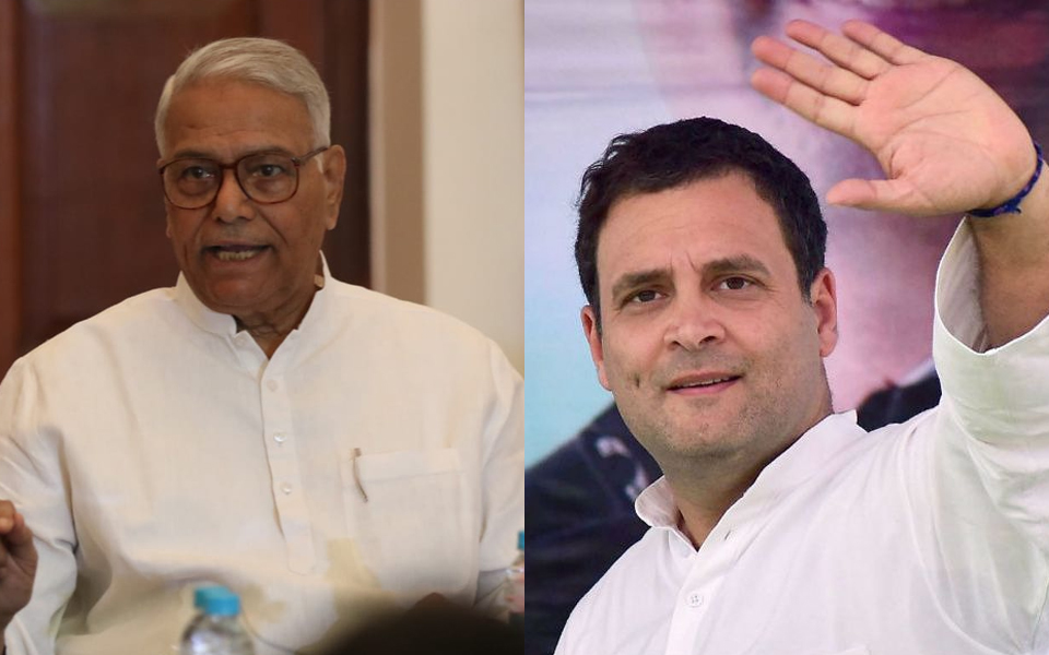 Yashwant takes a dig at Jaitley, EC issues showcause notice to Rahul