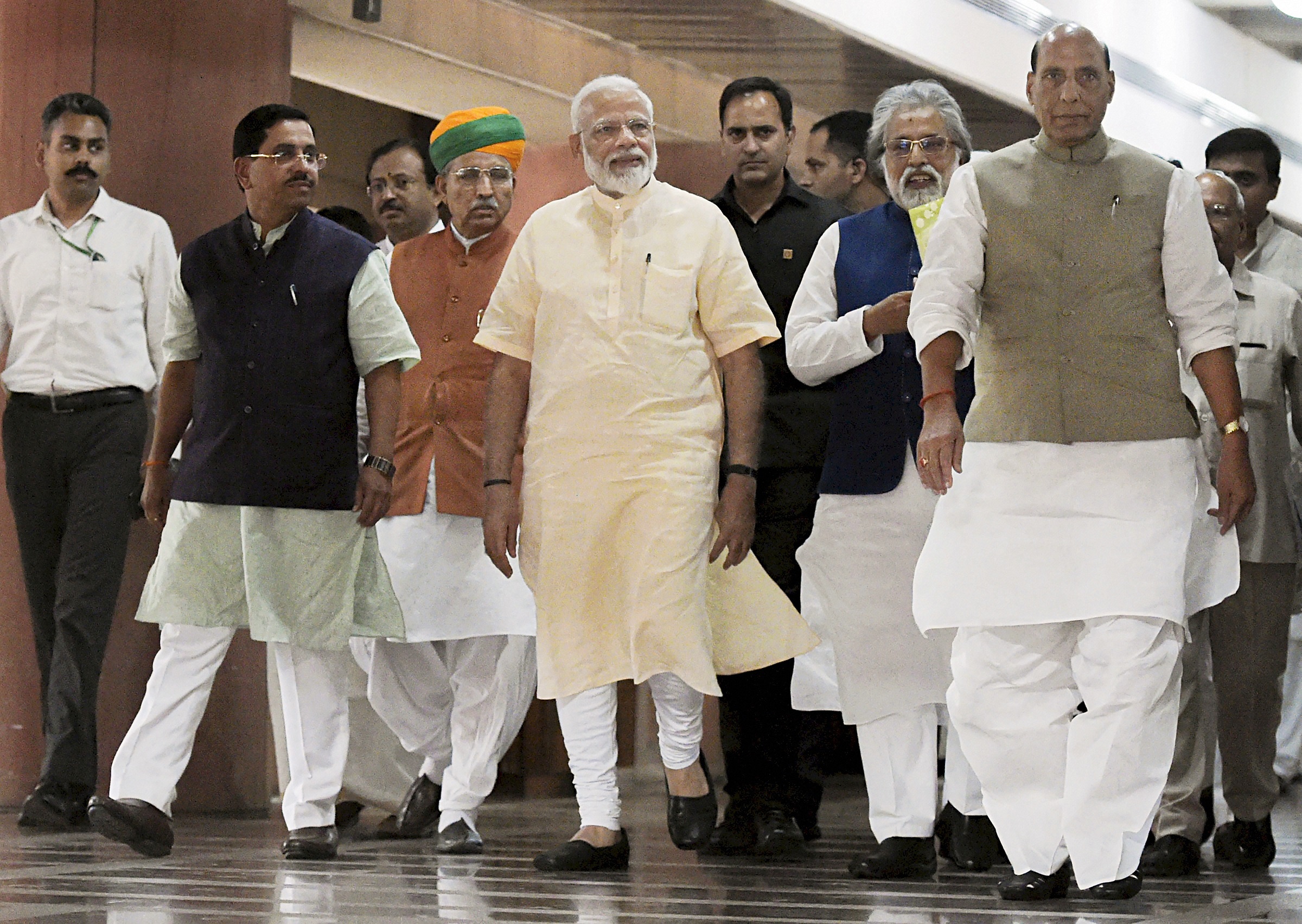PM Modi introduces his council of ministers to Lok Sabha