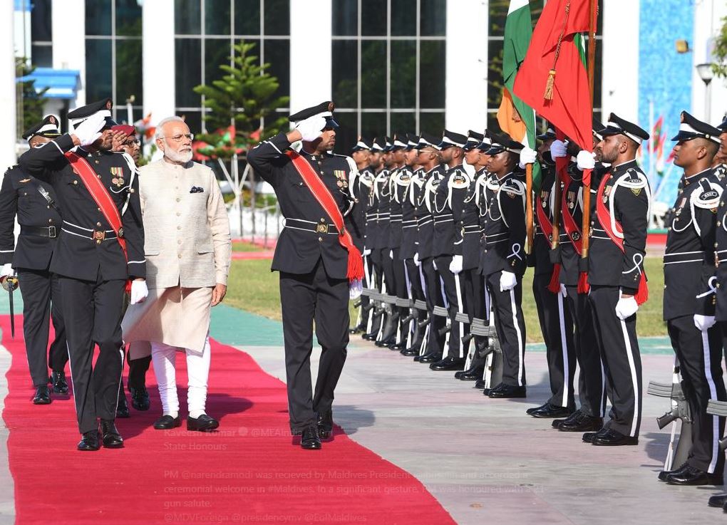 PM Modi arrives in Maldives on 1st foreign visit after re-election