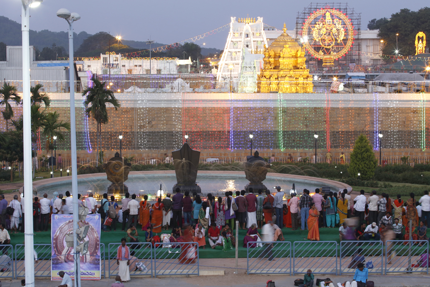 Tirumala temple open to devotees despite surge in COVID-19 cases
