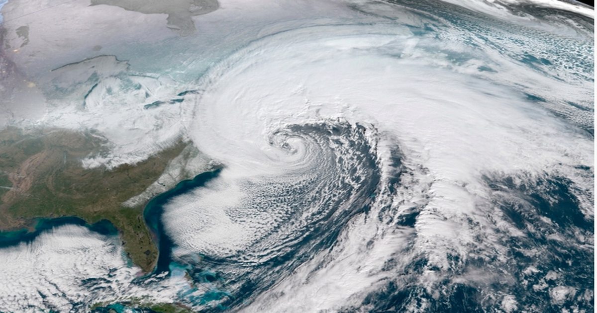 Cyclone Vayu satellite image