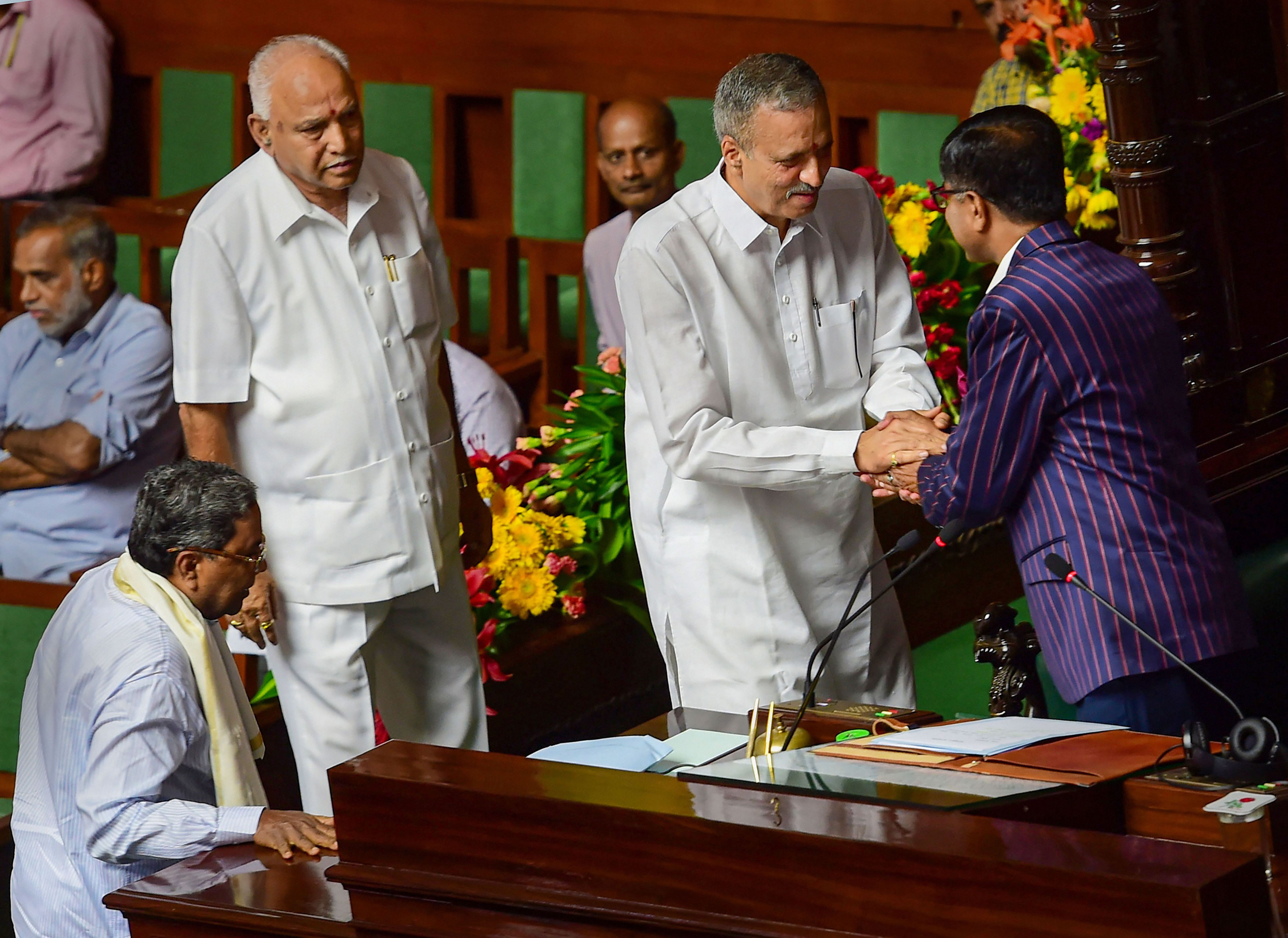 Kageri unanimously elected Karnataka assembly speaker