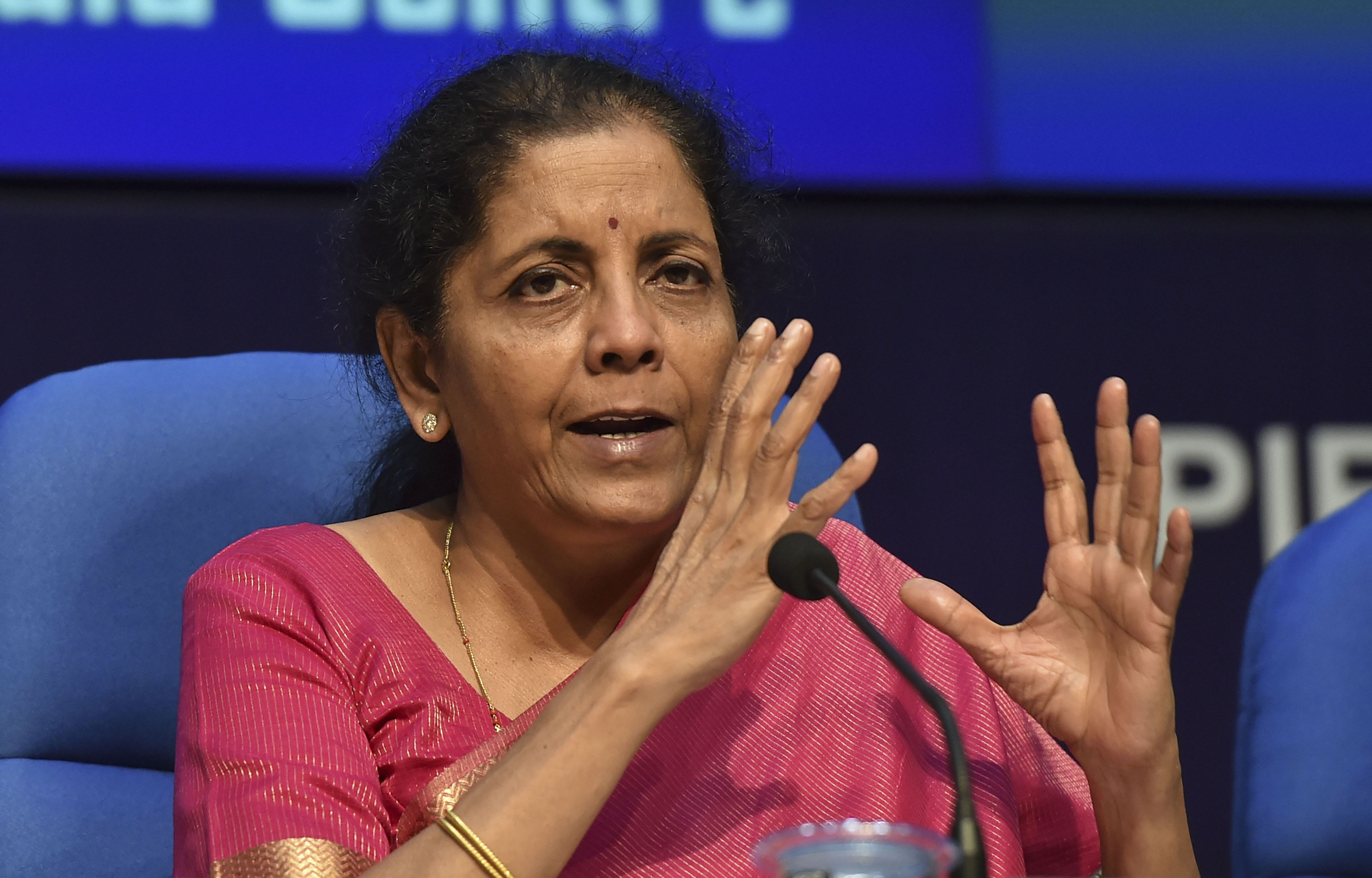 Nirmala Sitharaman to address RBI board on Monday