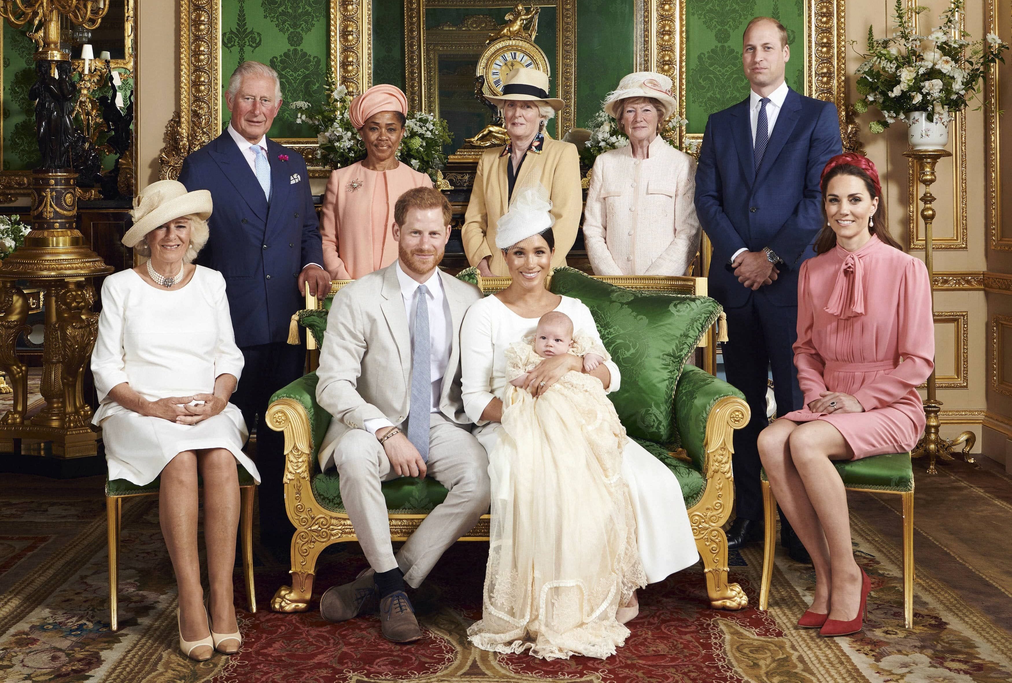 Prince Harry and Meghans son Archie christened in private service