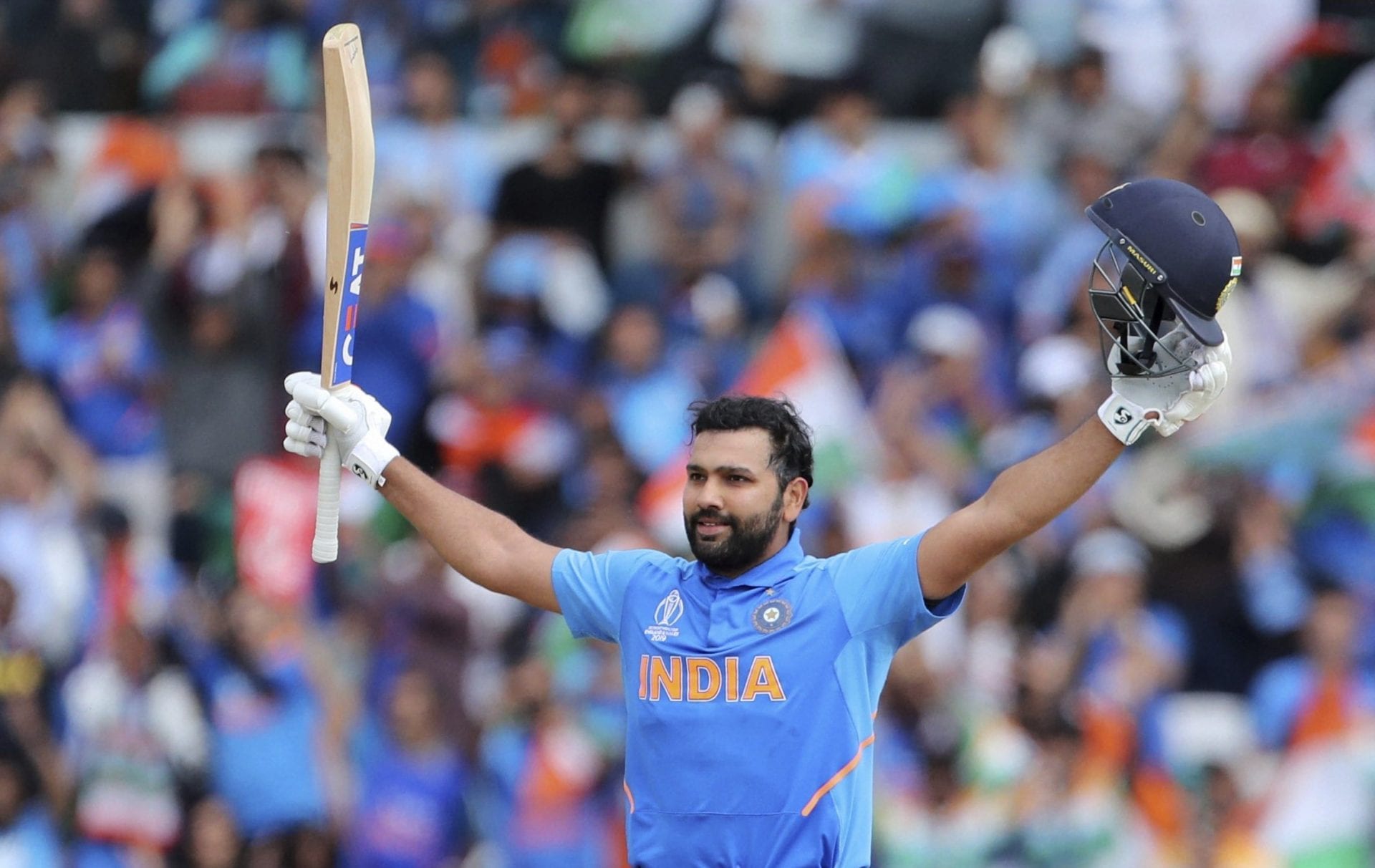 World Cup: Rohit scores record fifth ton as India beat Sri Lanka