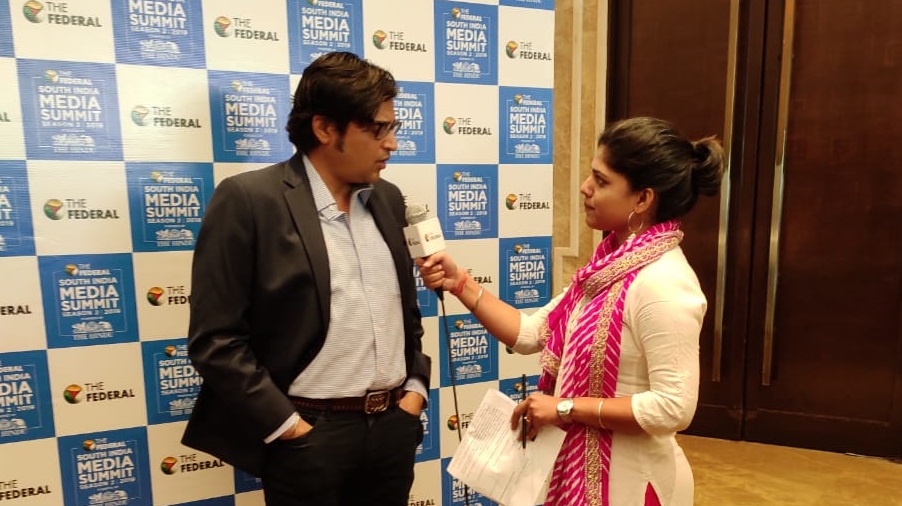 A chat with Arnab at South India Media Summit