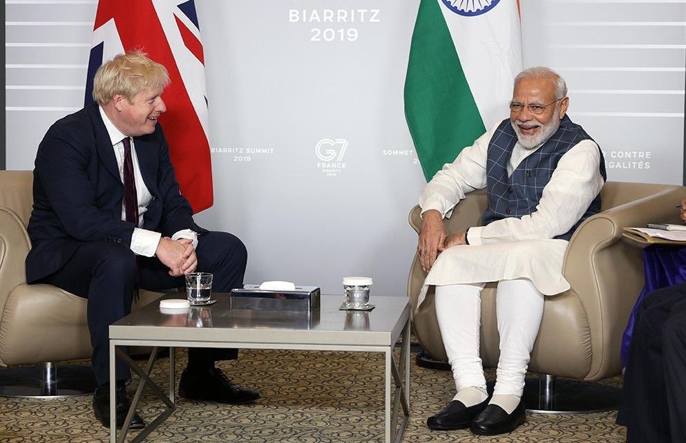 Modi meets Johnson on G-7 Summit sidelines, agree to further India-UK bilateral ties