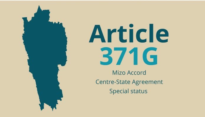 Article 370, Mizoram, Article 371 G, special status, Mizo National Front, Constitution, The Federal, English news website