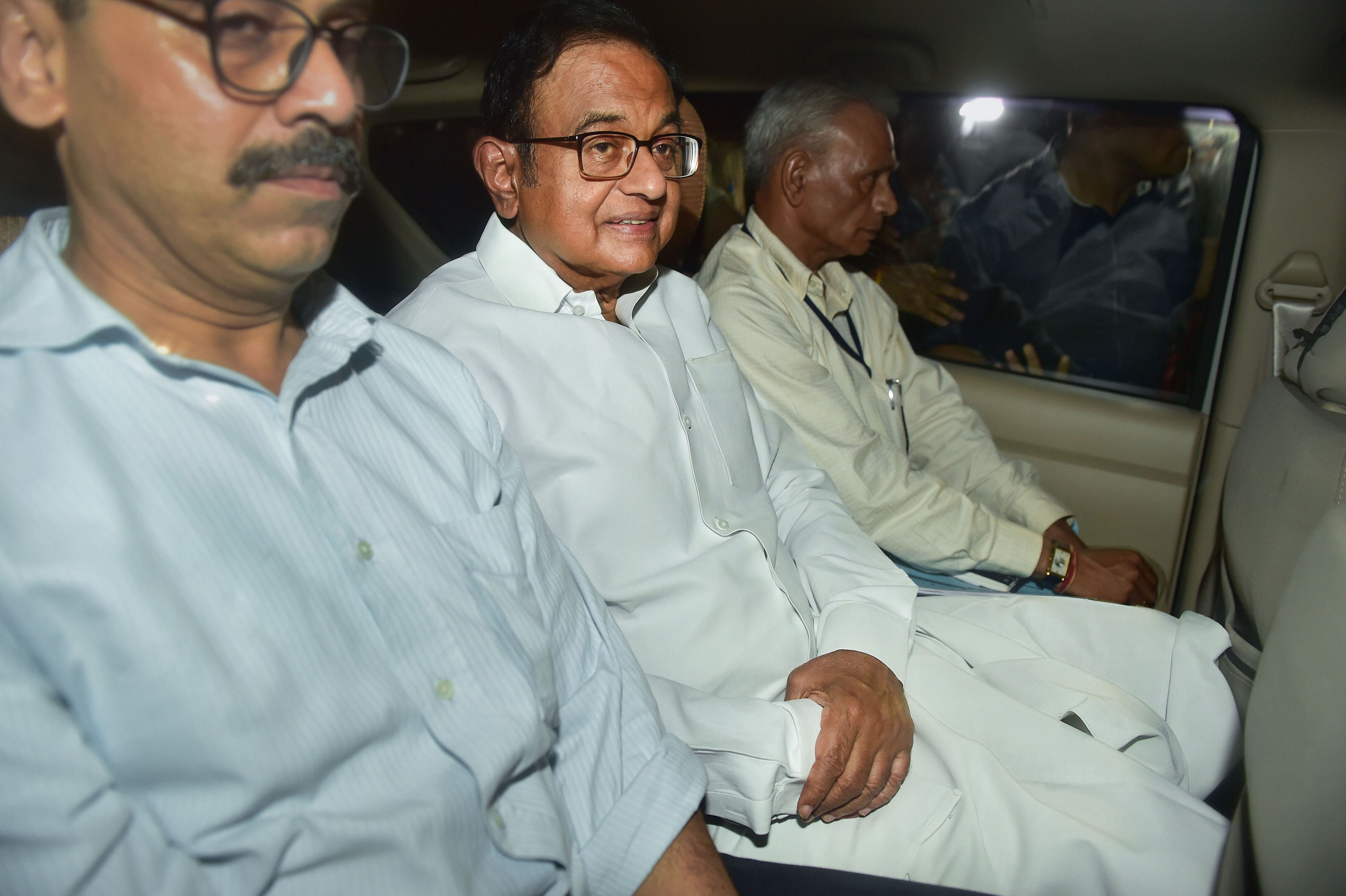 Chidambaram arrested after high drama, claims innocence in graft case