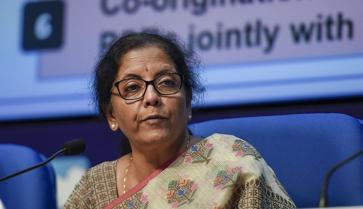 Finance Minister Nirmala Sitharaman