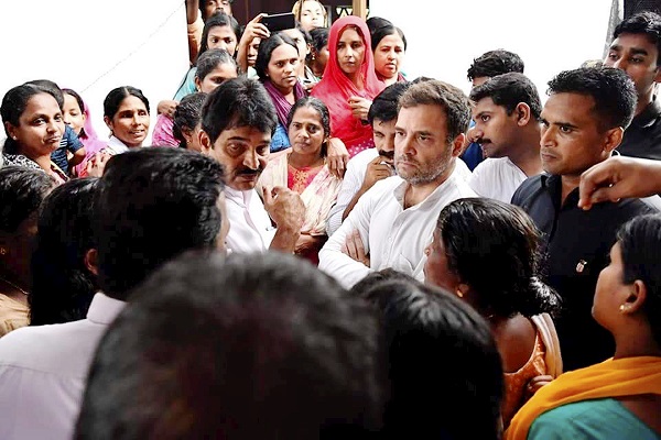 Help Kerala flood victims, pleads Rahul Gandhi; rains, floods paralyse 4 states