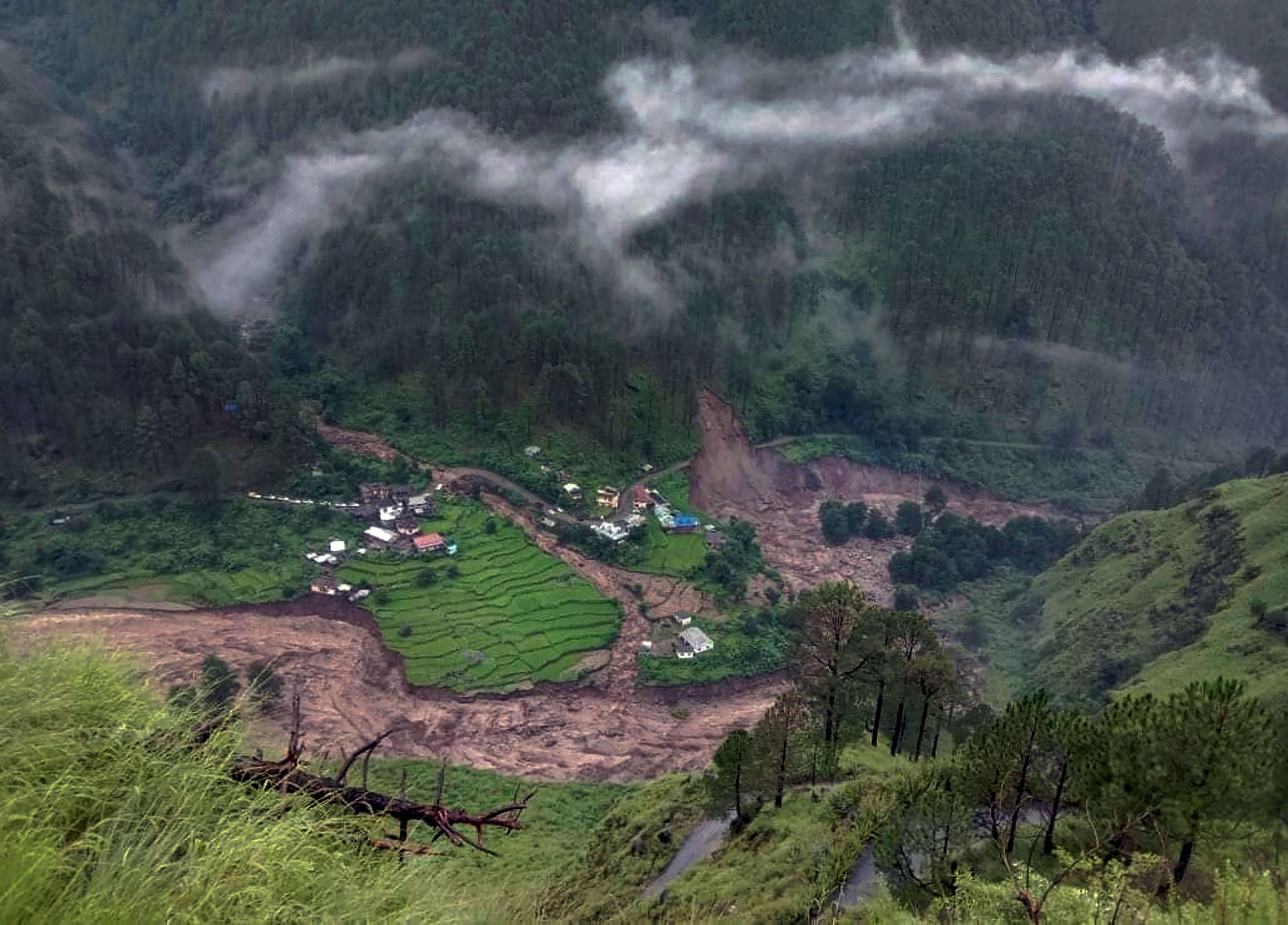 18 missing after Tons river washes away 20 houses in Uttarakhand
