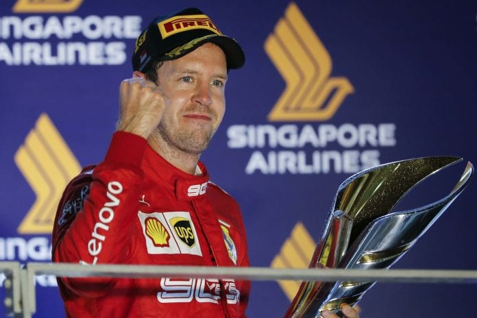 Sebastian Vettel, Singapore Grand Prix, Charles Leclerc, Lewis Hamilton, Max Verstappen, Ferrari, Mercedes, Red Bull