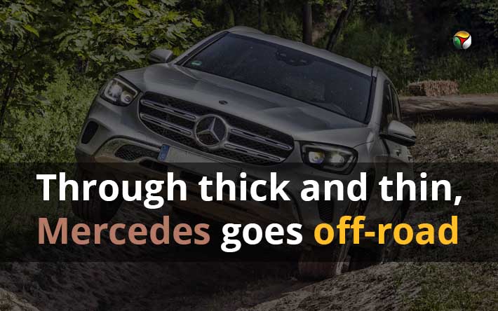 Through thick and thin, Mercedes goes off-road