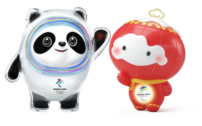 Beijing Olympics 2022 mascots.