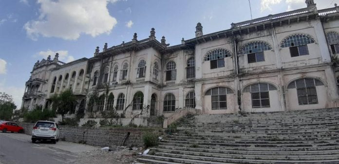 heritage structure Errum Manzil, Errum Manzil demolition, Telangana High Court, K Chandrasekhar Rao, Hyderabad