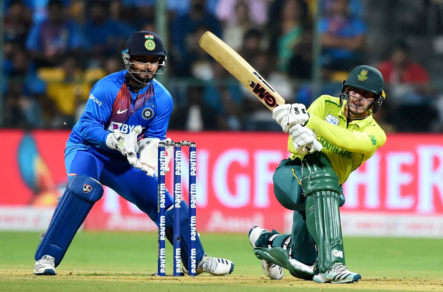 South Africa, India, South Africa tour of India, third T20 international, nine-wicket win, series-leveling, Virat Kohli, Quinton de Kock, Kagiso Rabada, Shikhar Dhawan, M Chinnaswamy Stadium