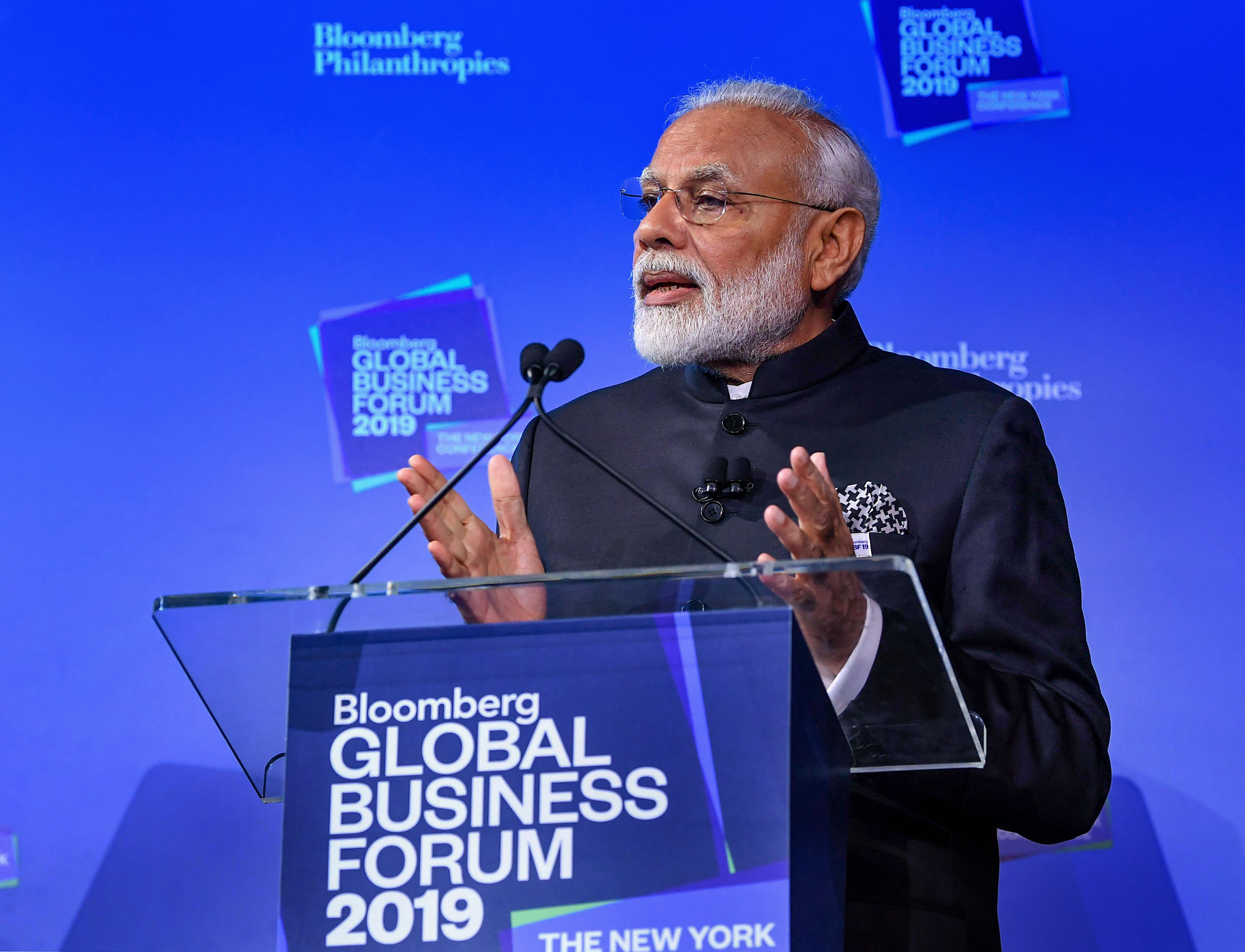 Modi urges global business community to invest in India