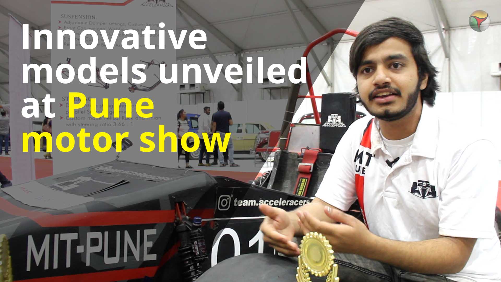 Students unveil innovative models at Pune motor show