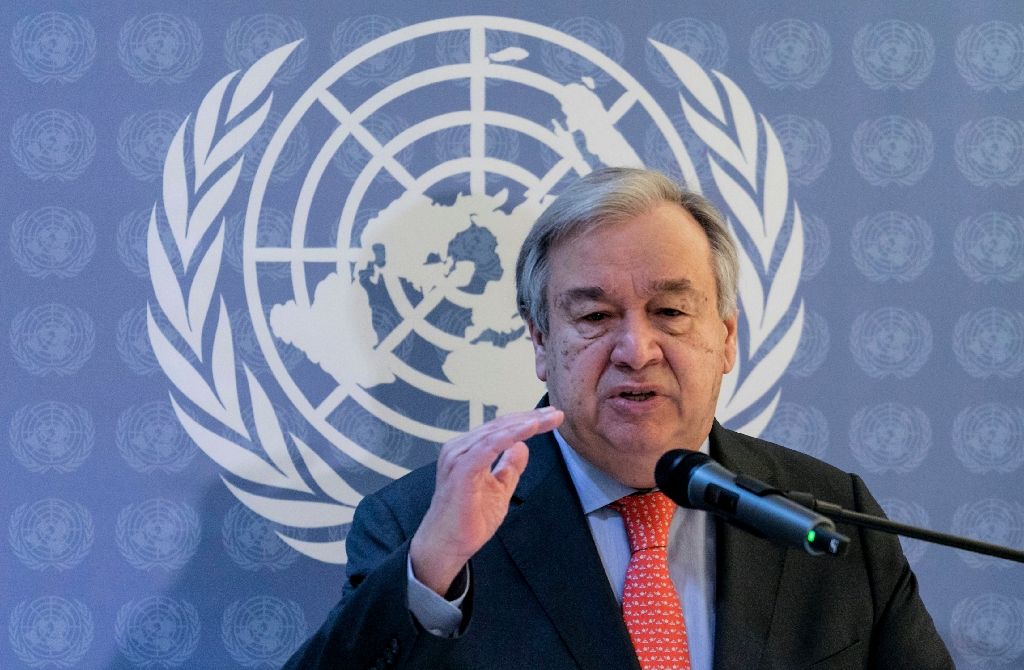 UN Secretary-General Antonio Guterres, coronavirus,