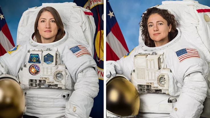 1st all-female spacewalking team makes history