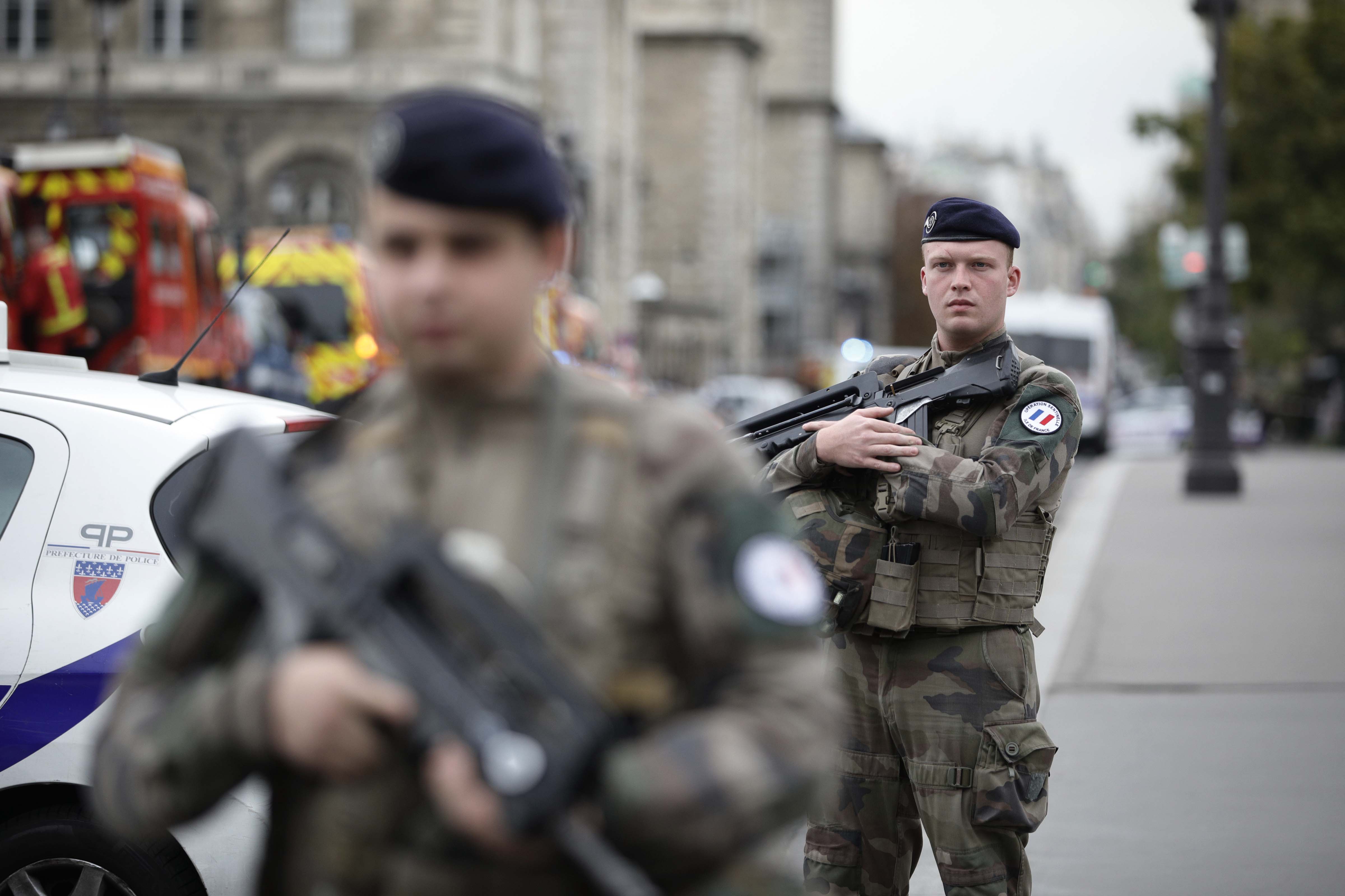 Four police killed in Paris stabbing, attacker shot dead