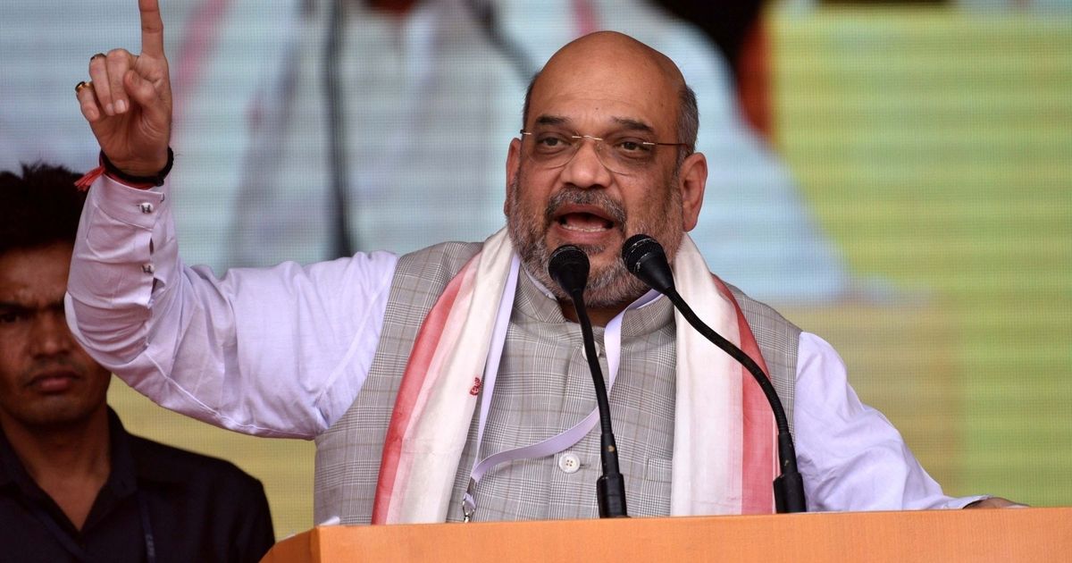 Amit Shah blames Congress for Kashmir issue, stalling Ayodhya case
