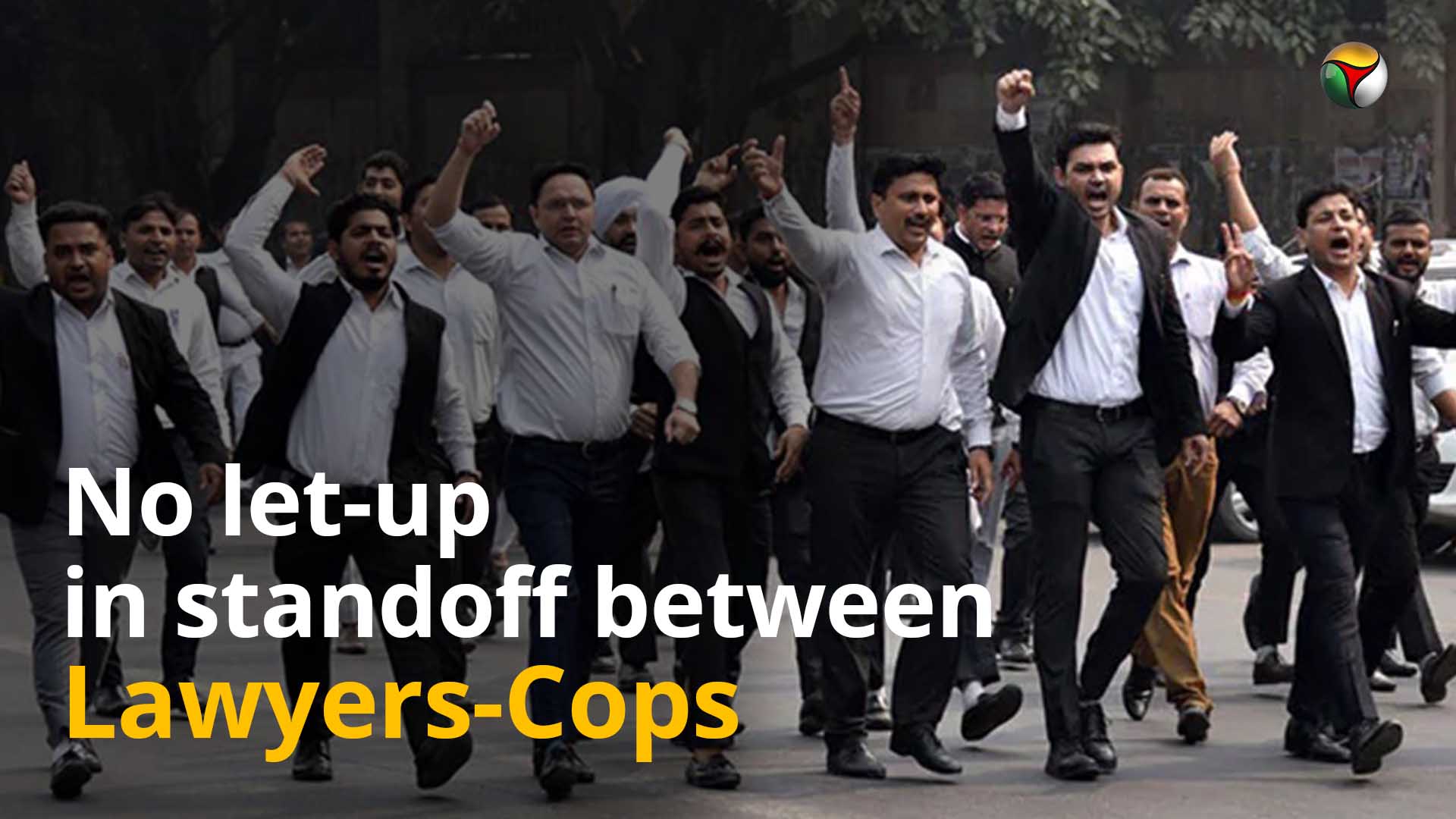 No let-up in standoff between lawyers-cops