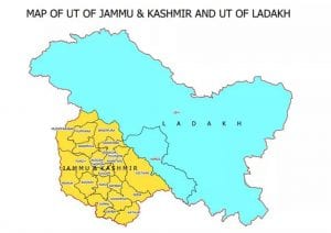 new map of India, Union Territories, Jammu and Kashmir, Ladakh, Article 370, special status, Centre