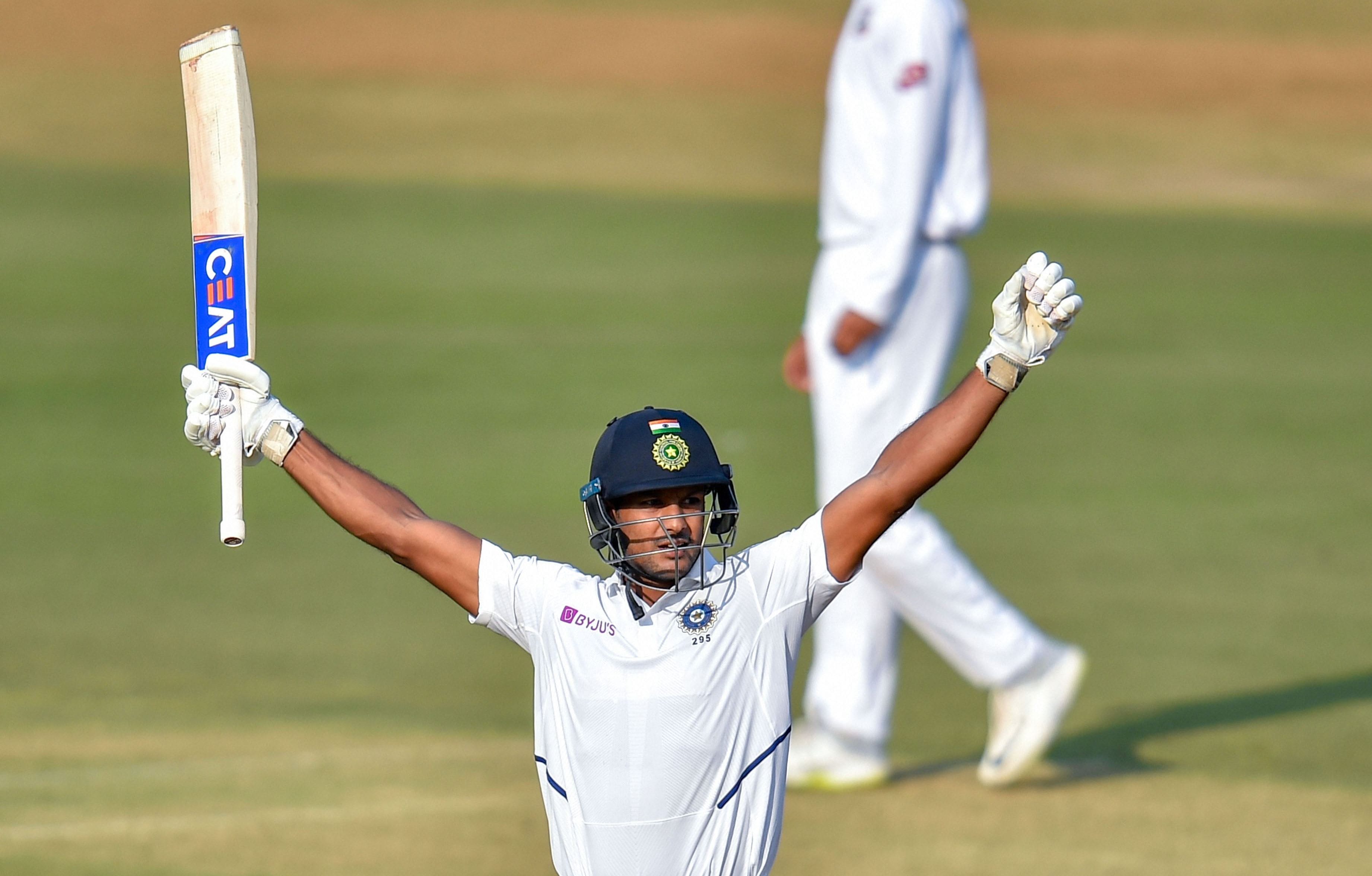 Mayank Agarwal, test cricket, double century, Bangladesh