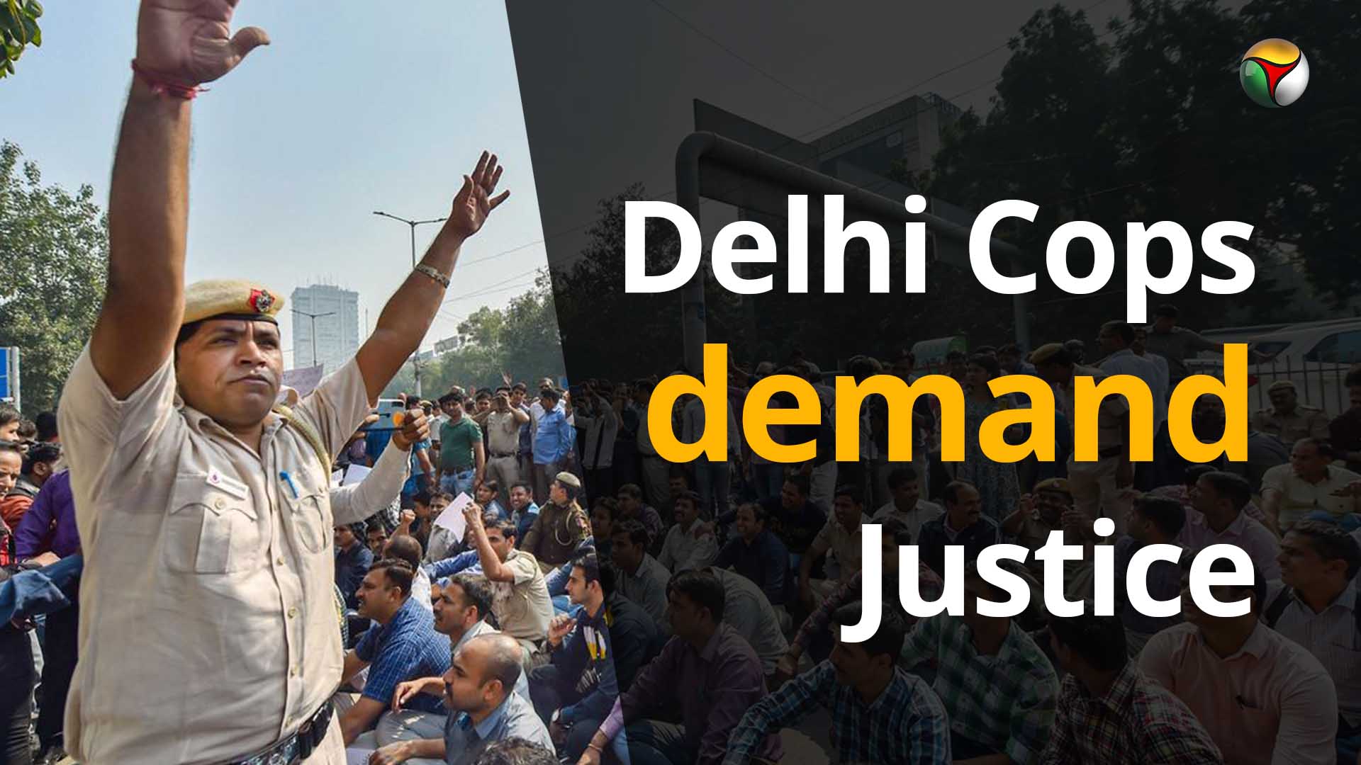 Cops hit the streets, demand justice against lawyers