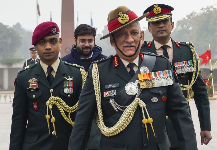 Chief of Army Staff, General Bipin Rawat, Chief of Defence Staff, thanks soldiers, Army, Navy, Air Force, guard of honour, National War Memorial