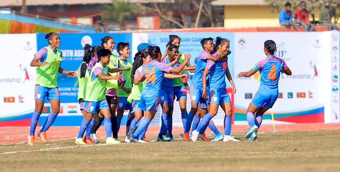 Indian womens football team, South Asian Games, Nepal, India, Bala Devi, Aditi Chauhan