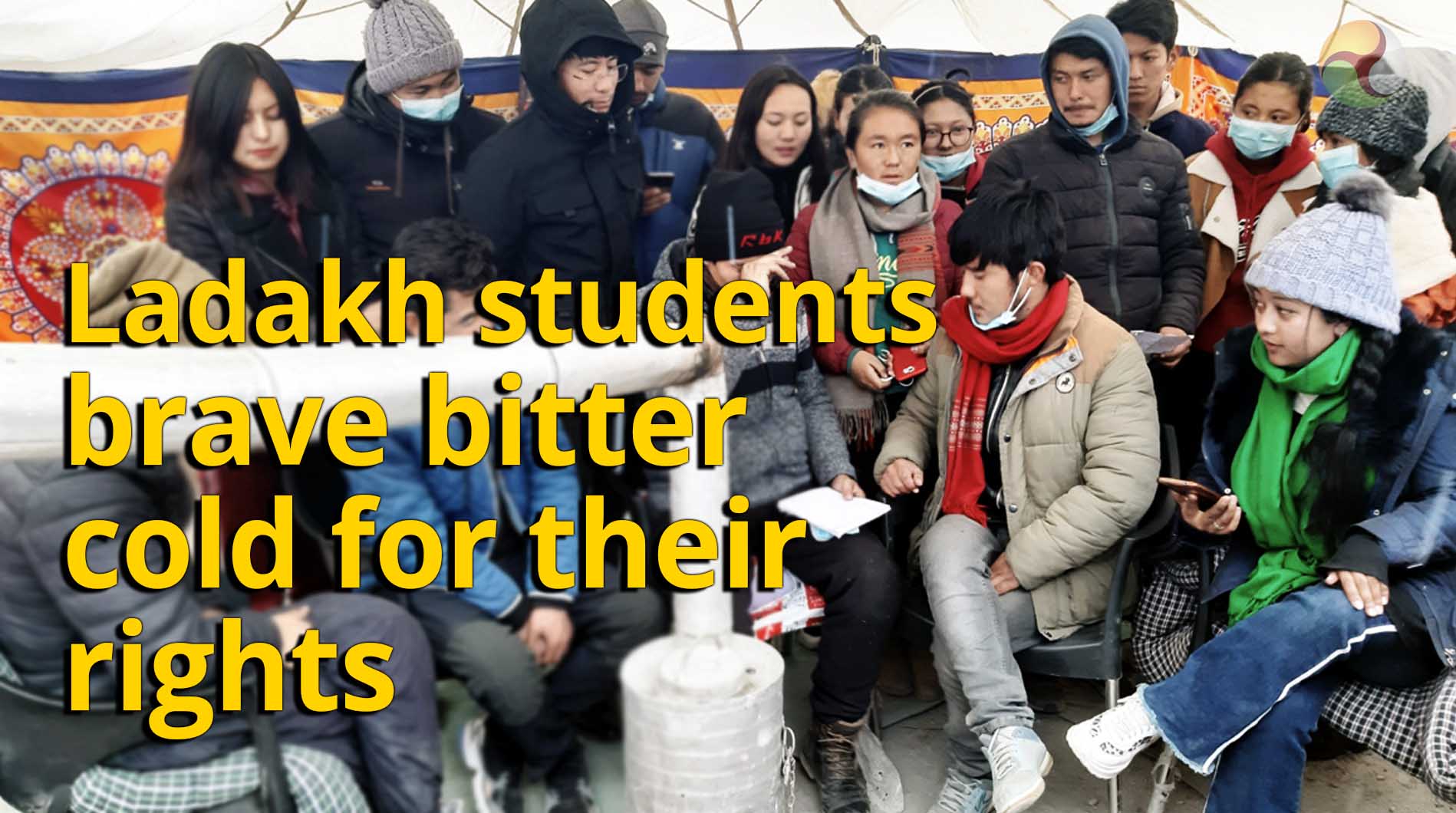 Ladakh students brave bitter cold for their rights